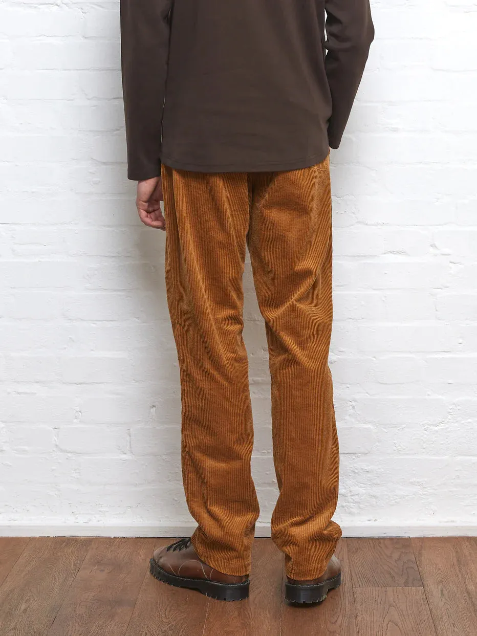 Oliver Spencer Drawstring Trousers Hudson Cord tan