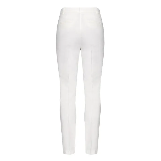 PANTS BELLO LINO STRETCH Woman White Nembo