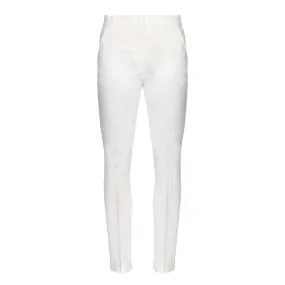 PANTS BELLO LINO STRETCH Woman White Nembo