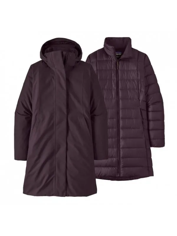 Patagonia Women's Tres 3-in-1 Parka : Obsidium Plum