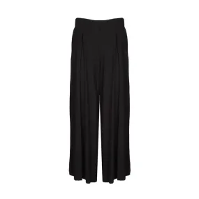 PATNER WIDE JERSEY TROUSERS Woman Black