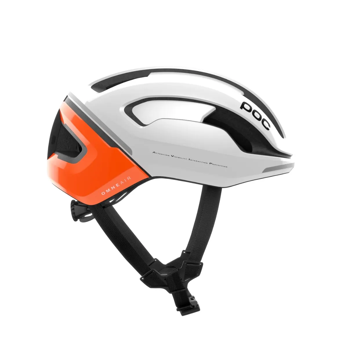 POC Omne Beacon MIPS Helmet White Orange