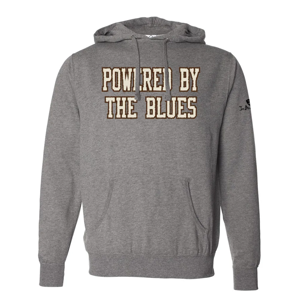 Powered by the Blues Applique Pullover Hoodie (Unisex)