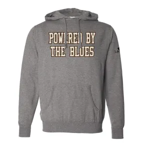 Powered by the Blues Applique Pullover Hoodie (Unisex)