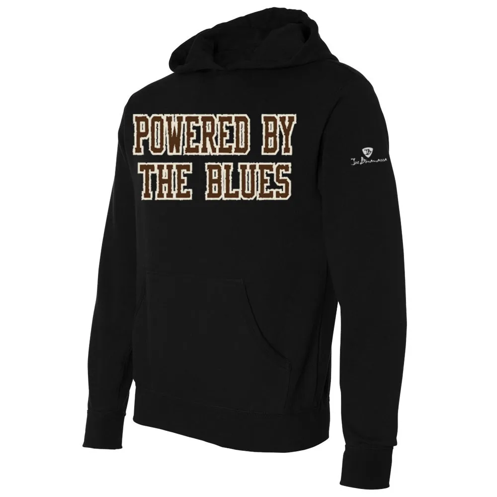 Powered by the Blues Applique Pullover Hoodie (Unisex)