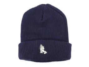 Premium Praying Hands Beanies (Navy)