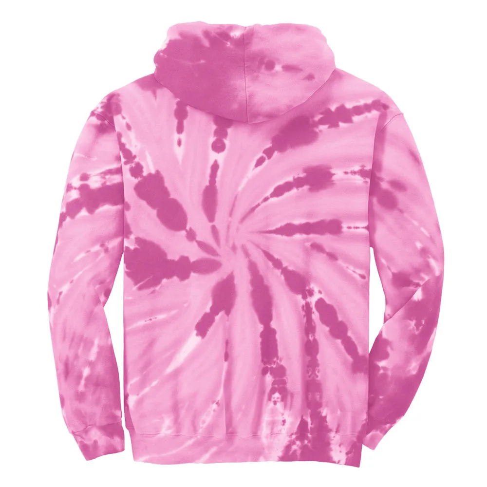 Quality Blues Tie Dye Pullover Hoodie (Unisex)