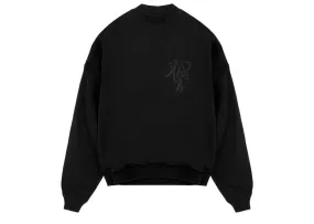 Represent Cherub Initial Sweater Black