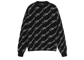 Represent Jacquard Sweater Black