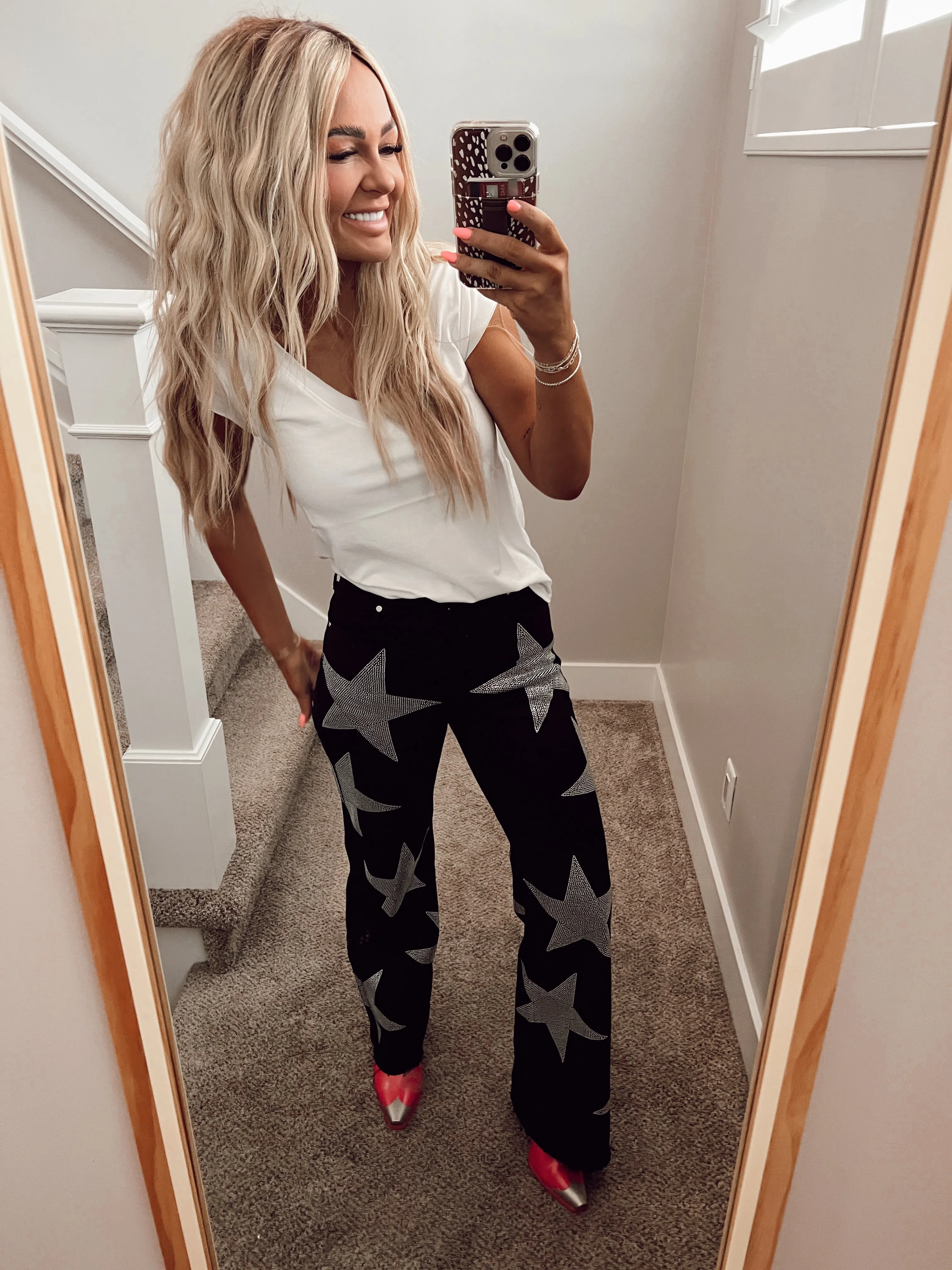 Rhinestone Star Pant