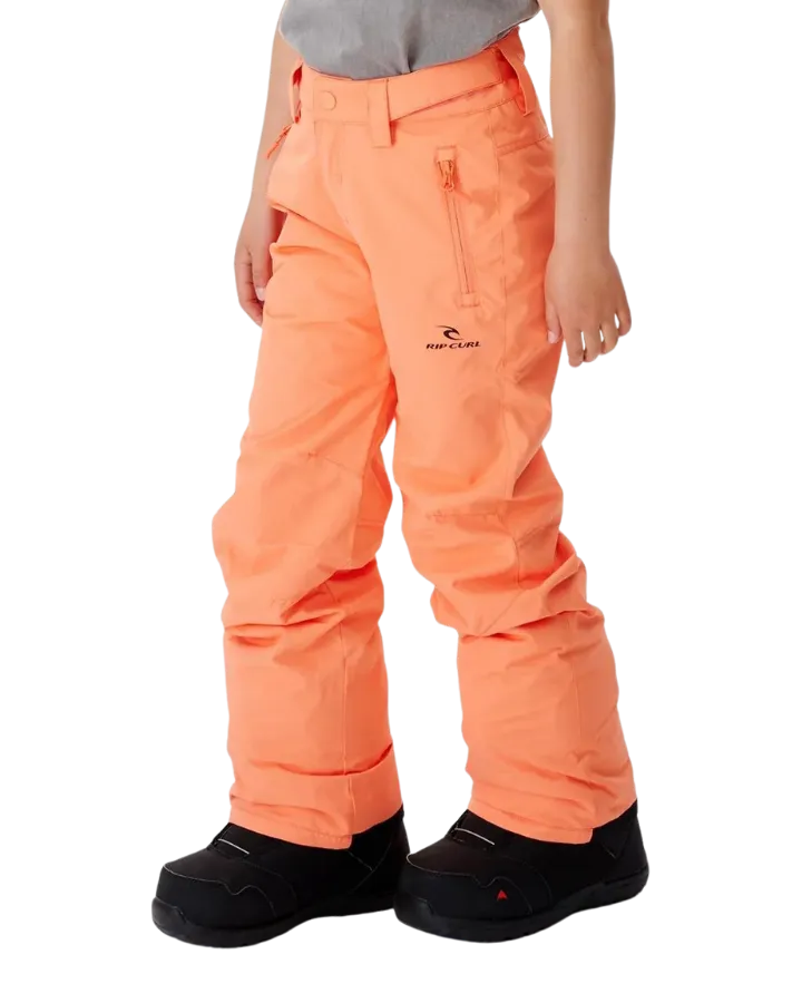 Rip Curl Olly Snow Pants Kids 10K  - Salmon  - 2023