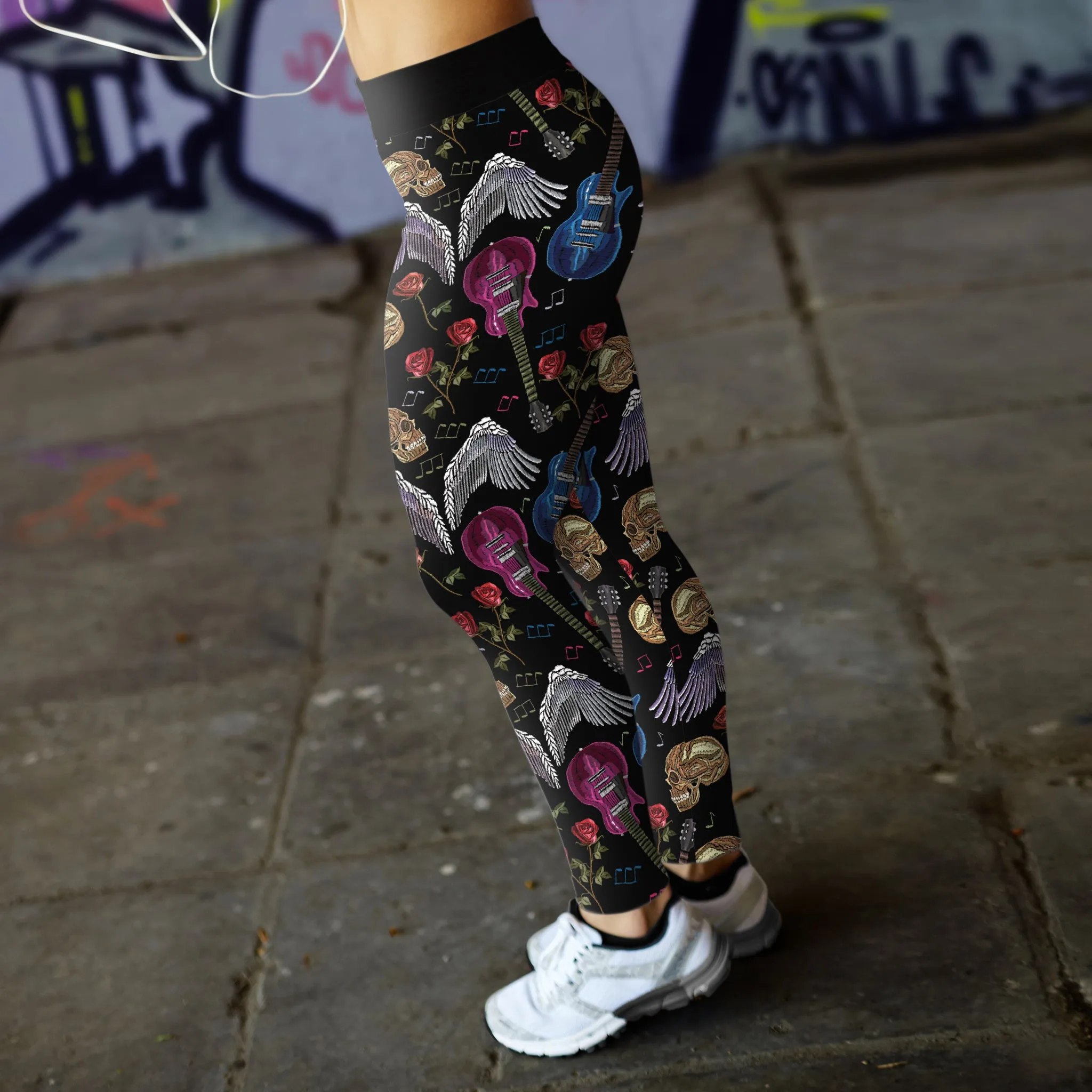 Rock and Roll Wings Leggings