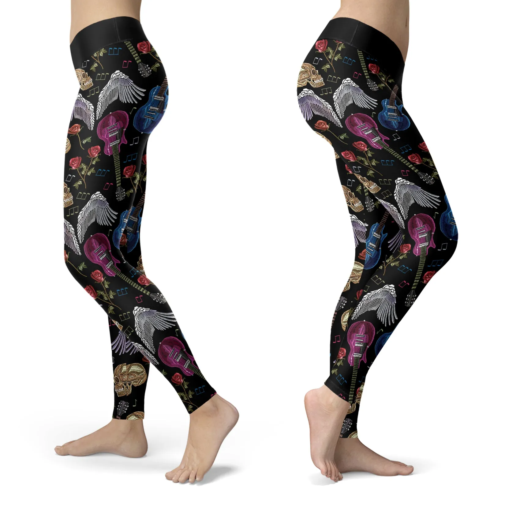 Rock and Roll Wings Leggings