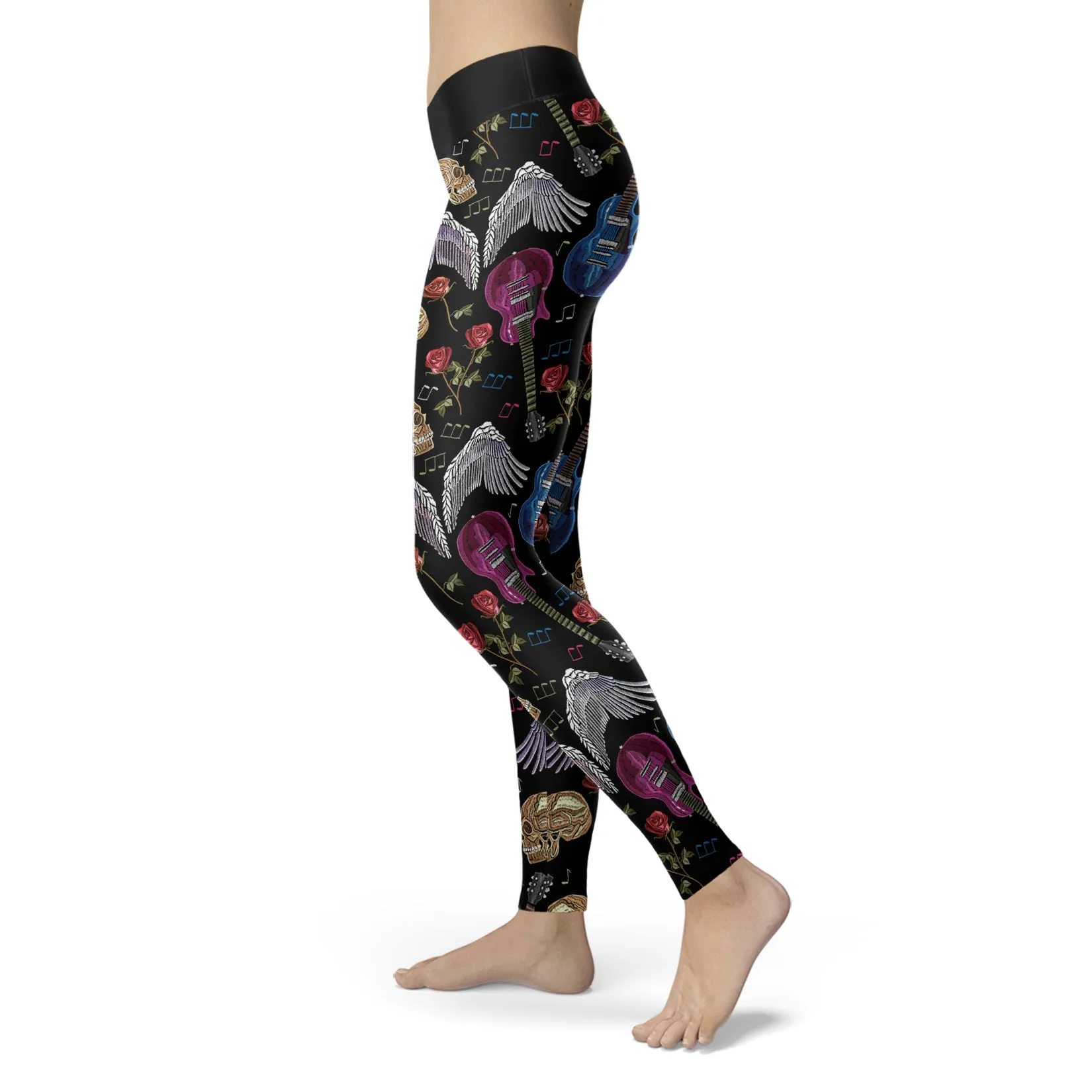 Rock and Roll Wings Leggings