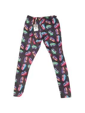 Rolling Stones Ladies Amplified Official Leggings Large New