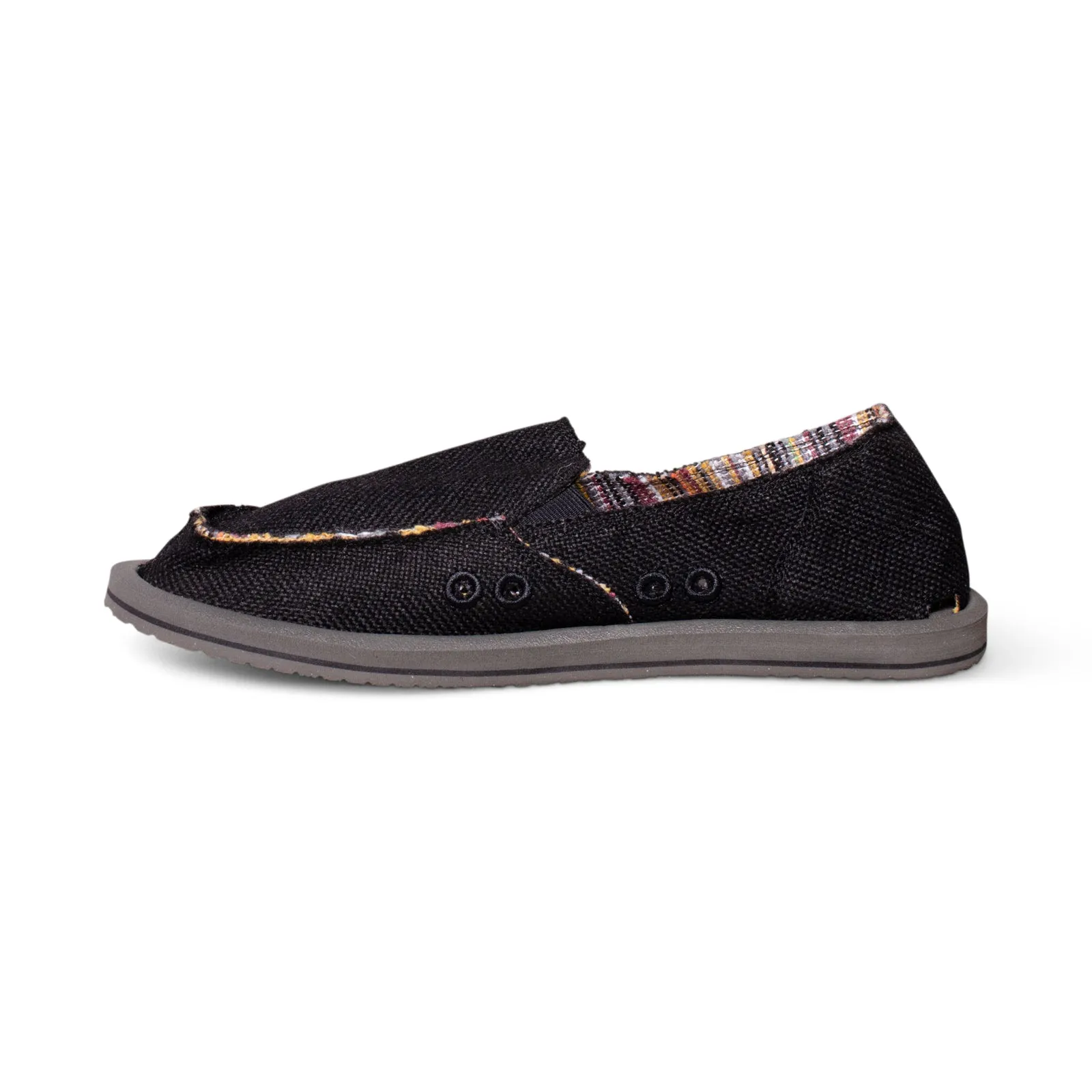 Sanuk Donna Hemp Black Shoes - Women's