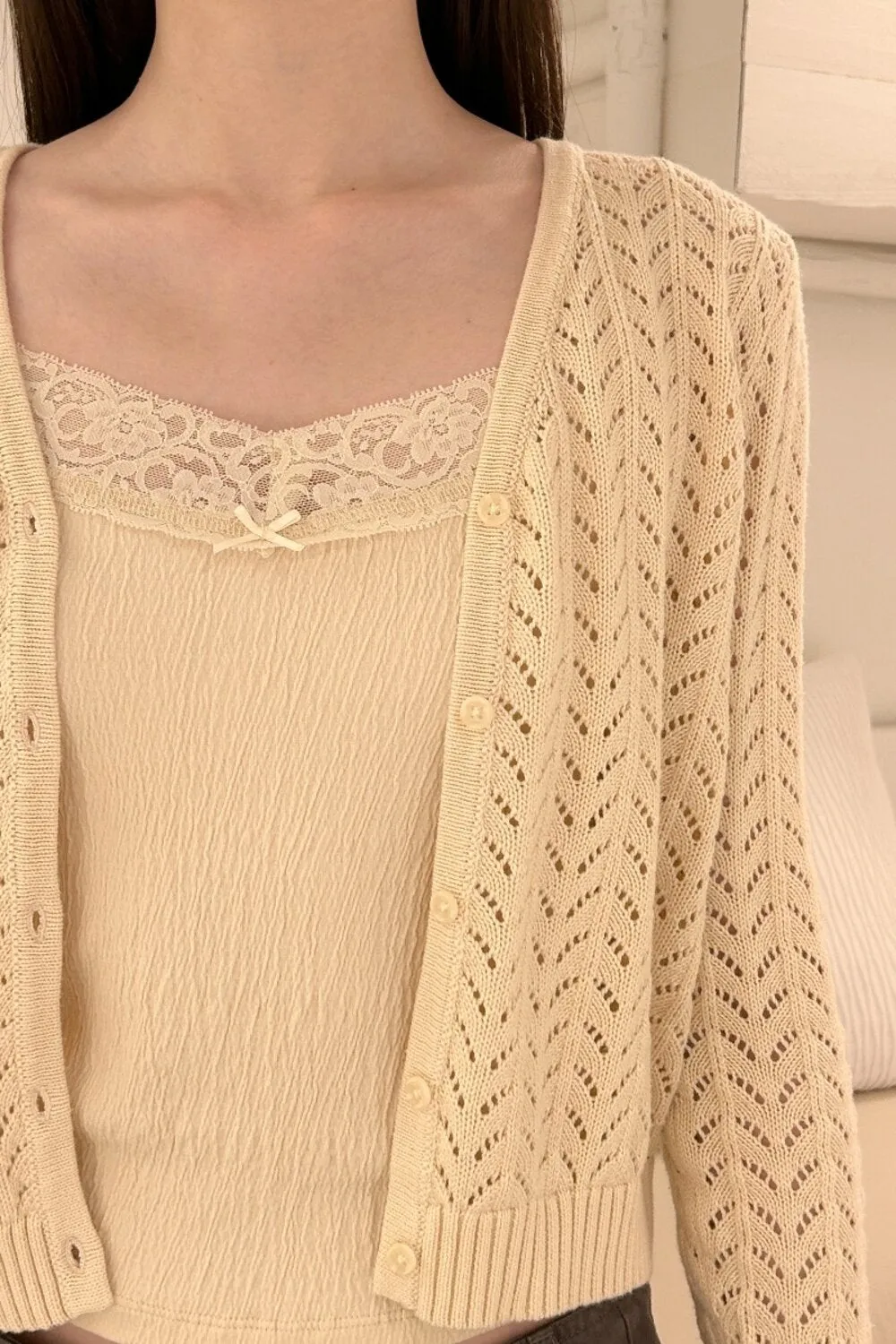 Shannon Cotton Knit Cardigan