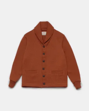 Shawl Sweater Coat - Burnt Orange