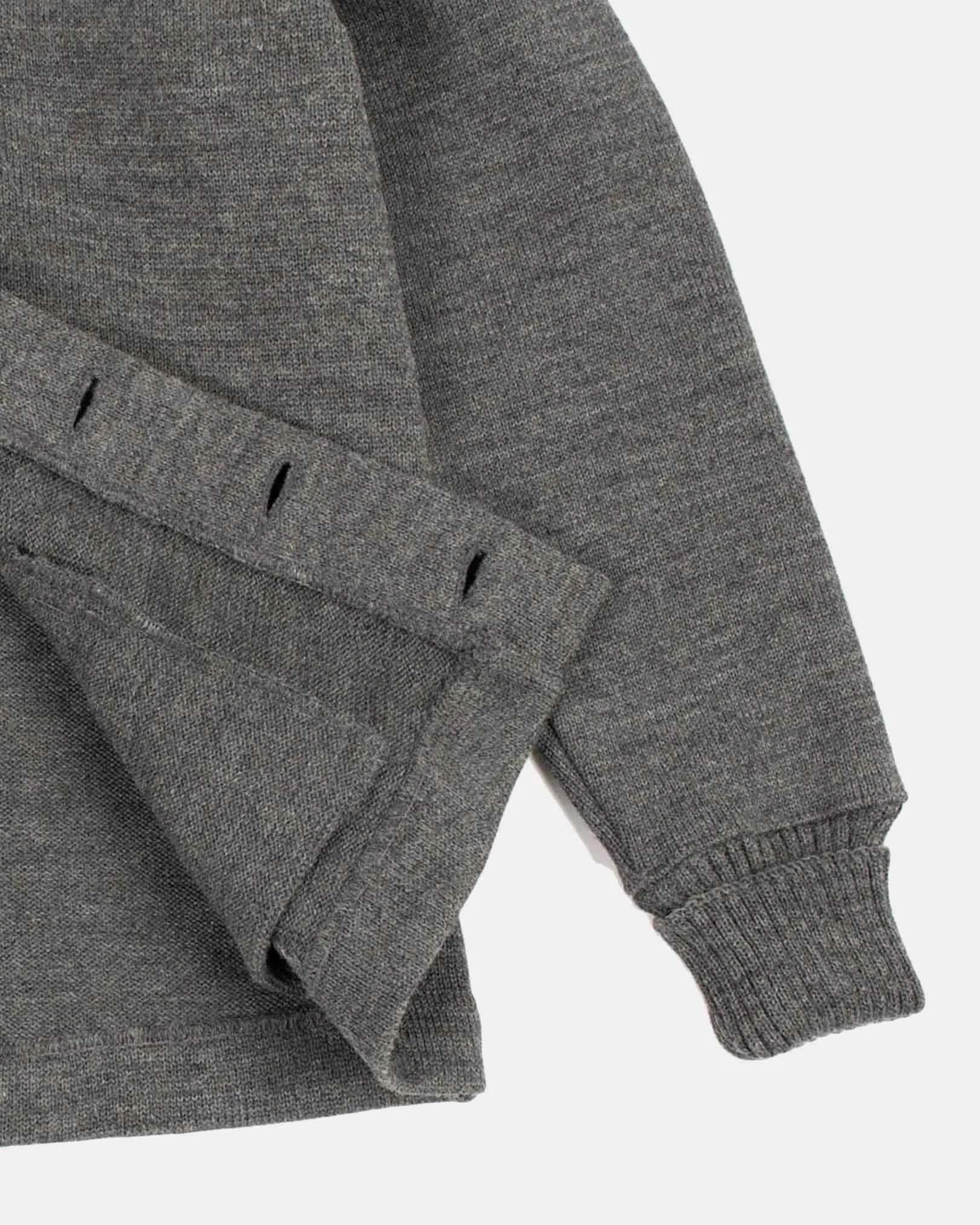 Shawl Sweater Coat - Charcoal