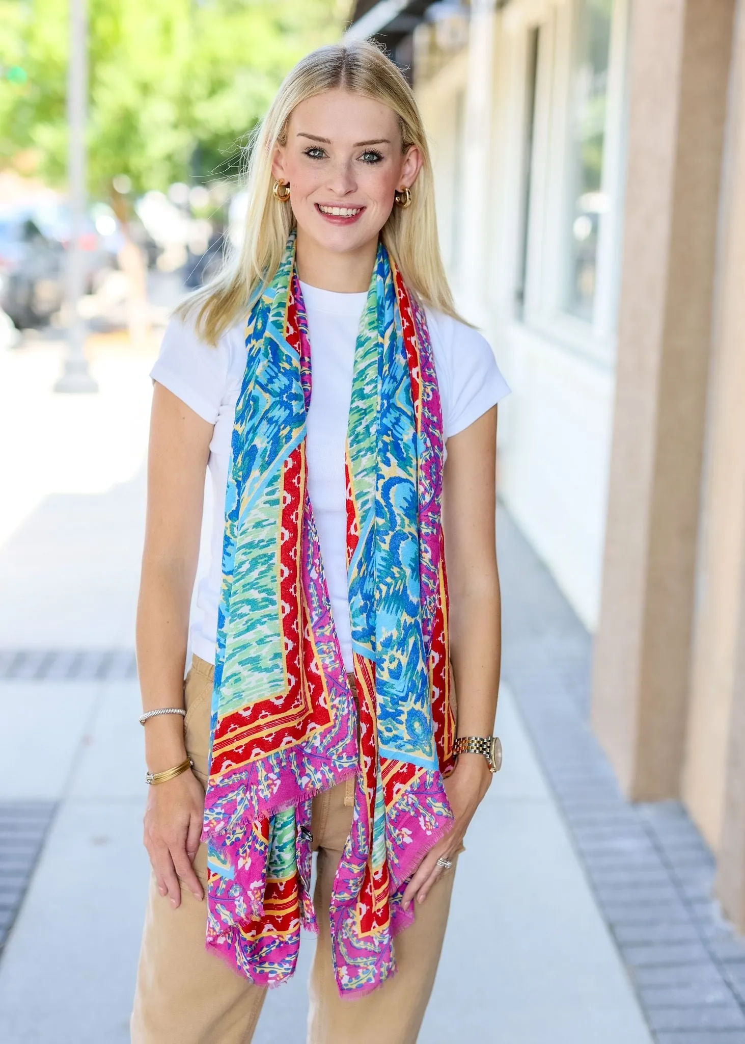 Shelly Printed Scarf MULTI