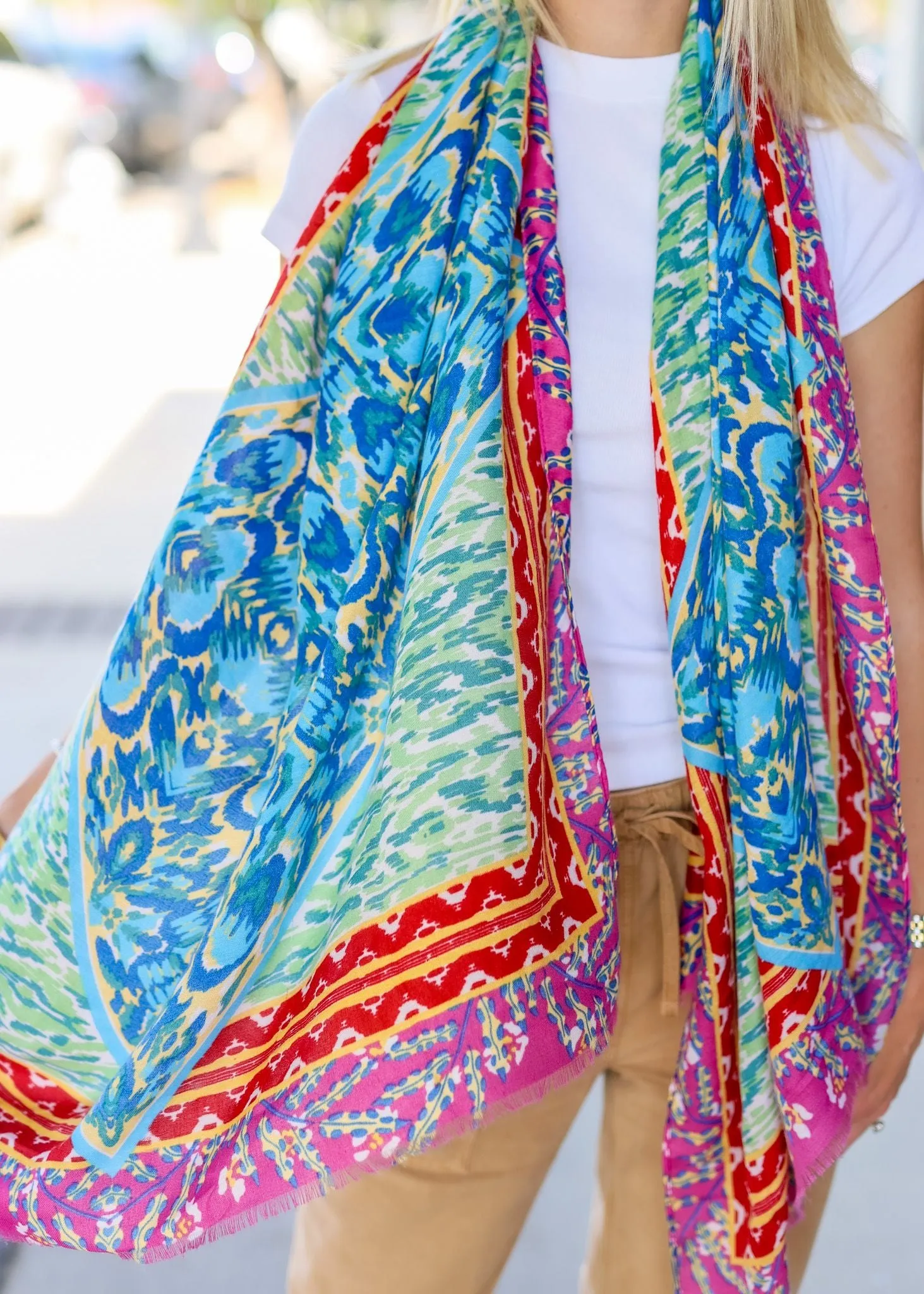 Shelly Printed Scarf MULTI