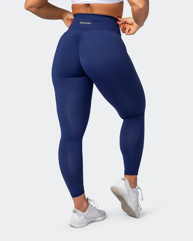 Signature Scrunch Ankle Length Leggings Ink