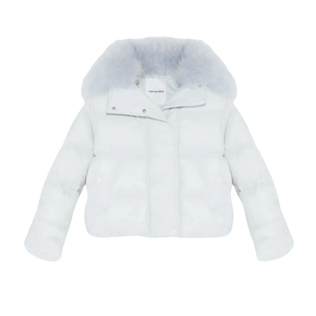 Sky Blue Short Down Jacket