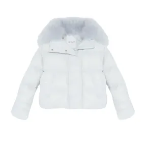 Sky Blue Short Down Jacket