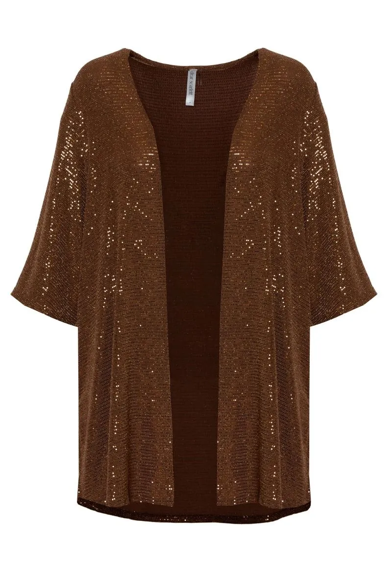 Sparkle in Your Eye Cardigan - Bronze