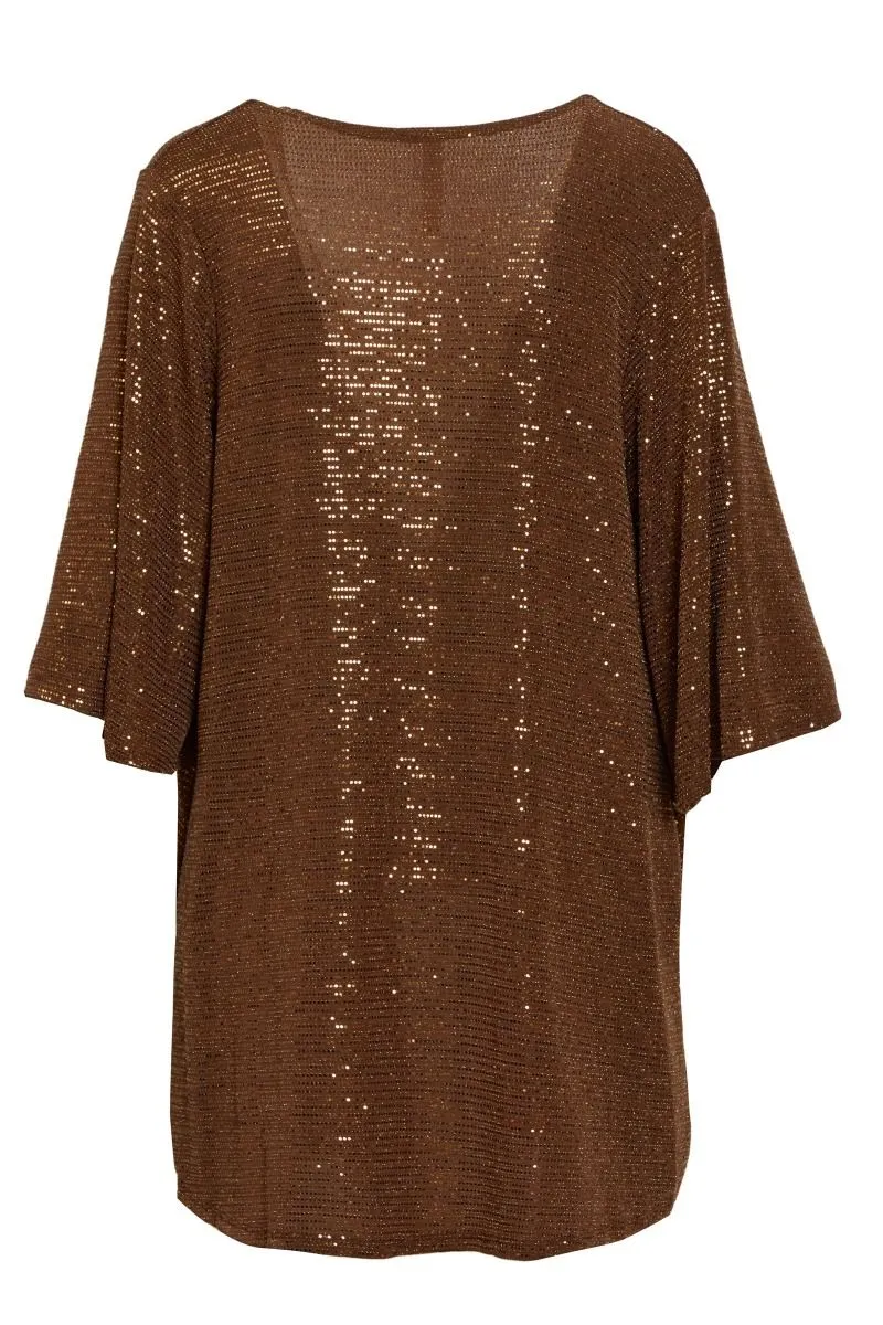 Sparkle in Your Eye Cardigan - Bronze