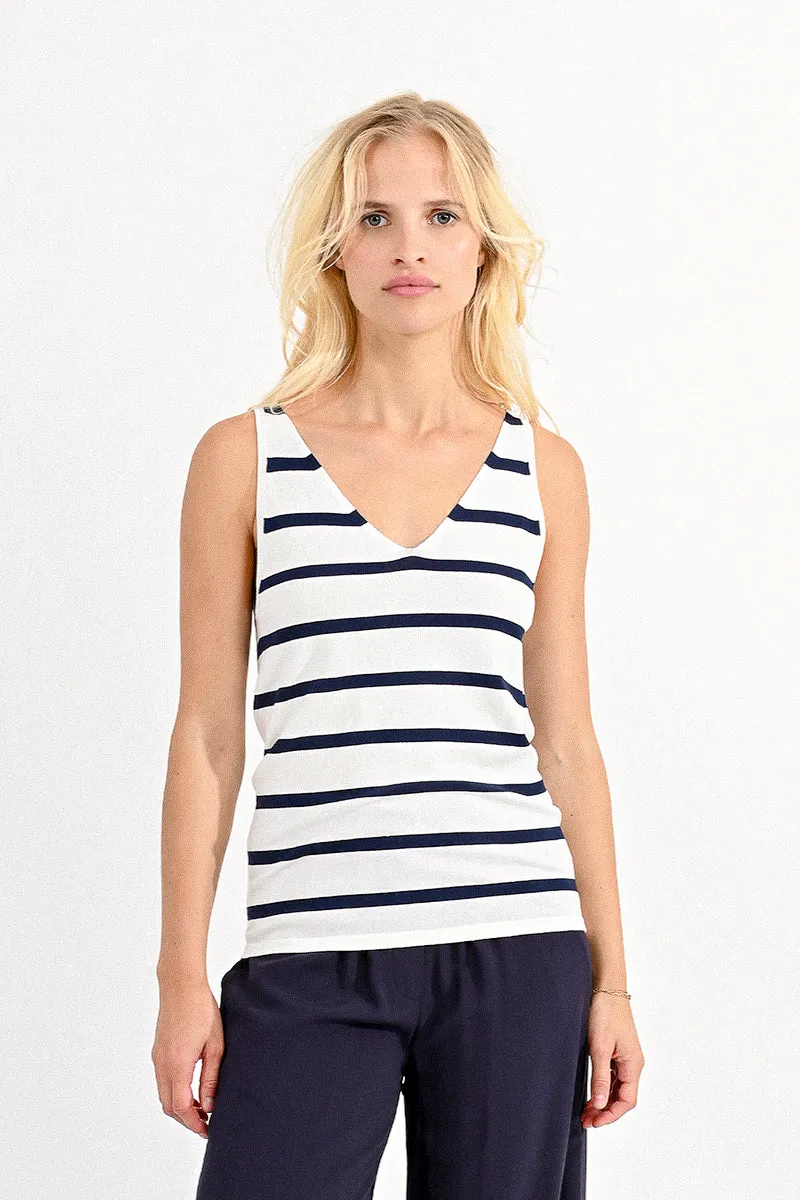 Striped V Tank