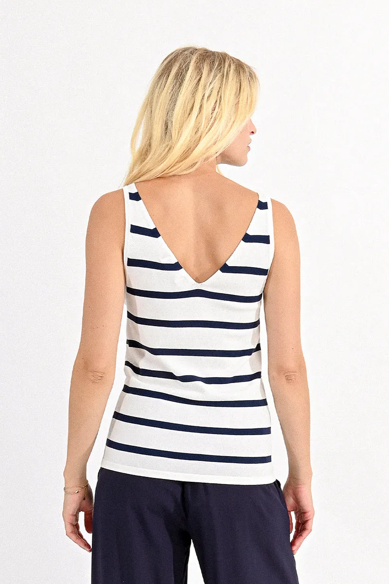 Striped V Tank