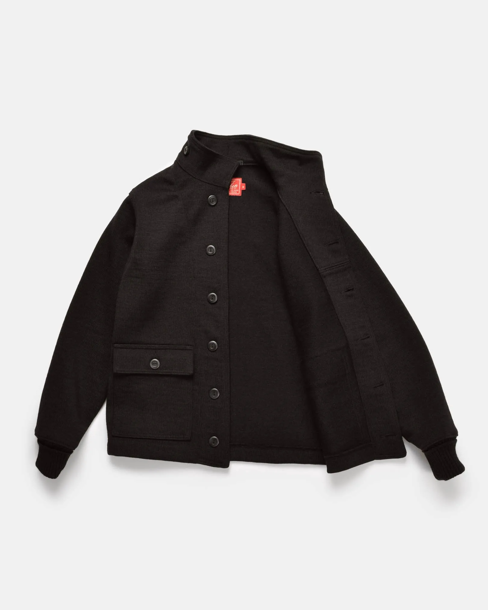 Submariner Sweater Coat - Black