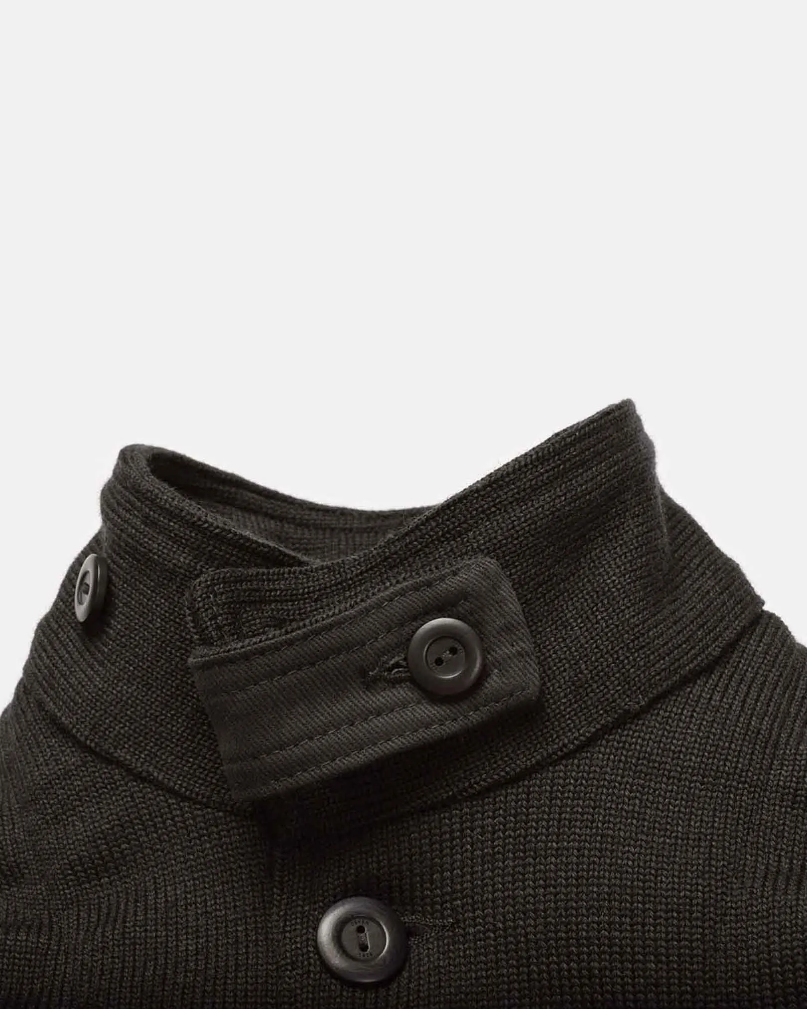 Submariner Sweater Coat - Black