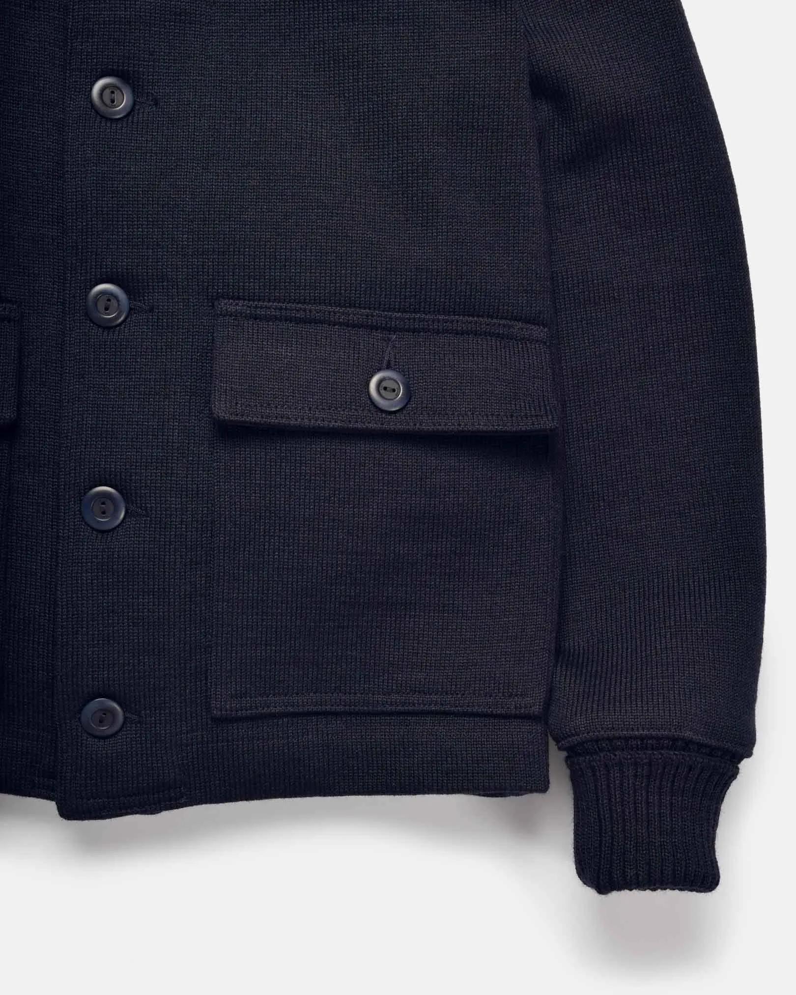 Submariner Sweater Coat - Dark Navy