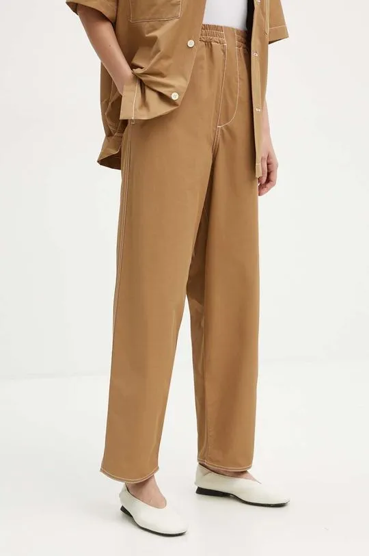 Sunnei trousers beige color RTWXBOT001