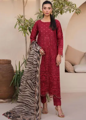 Symphony By Neeshay Embroidered Lawn Unstitched 3 Piece Suit - NE24SY CADENCE