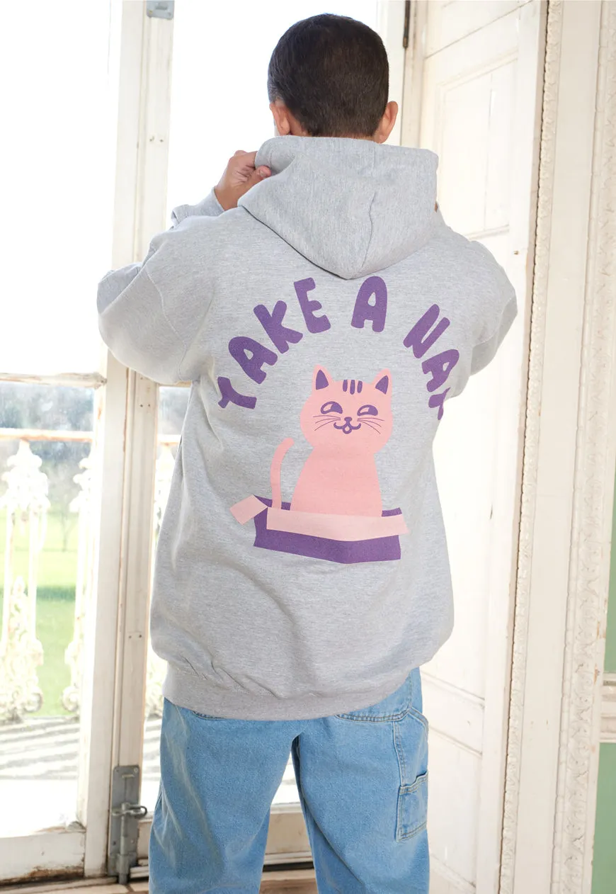 Take A Nap Men's Cat Slogan Hoodie