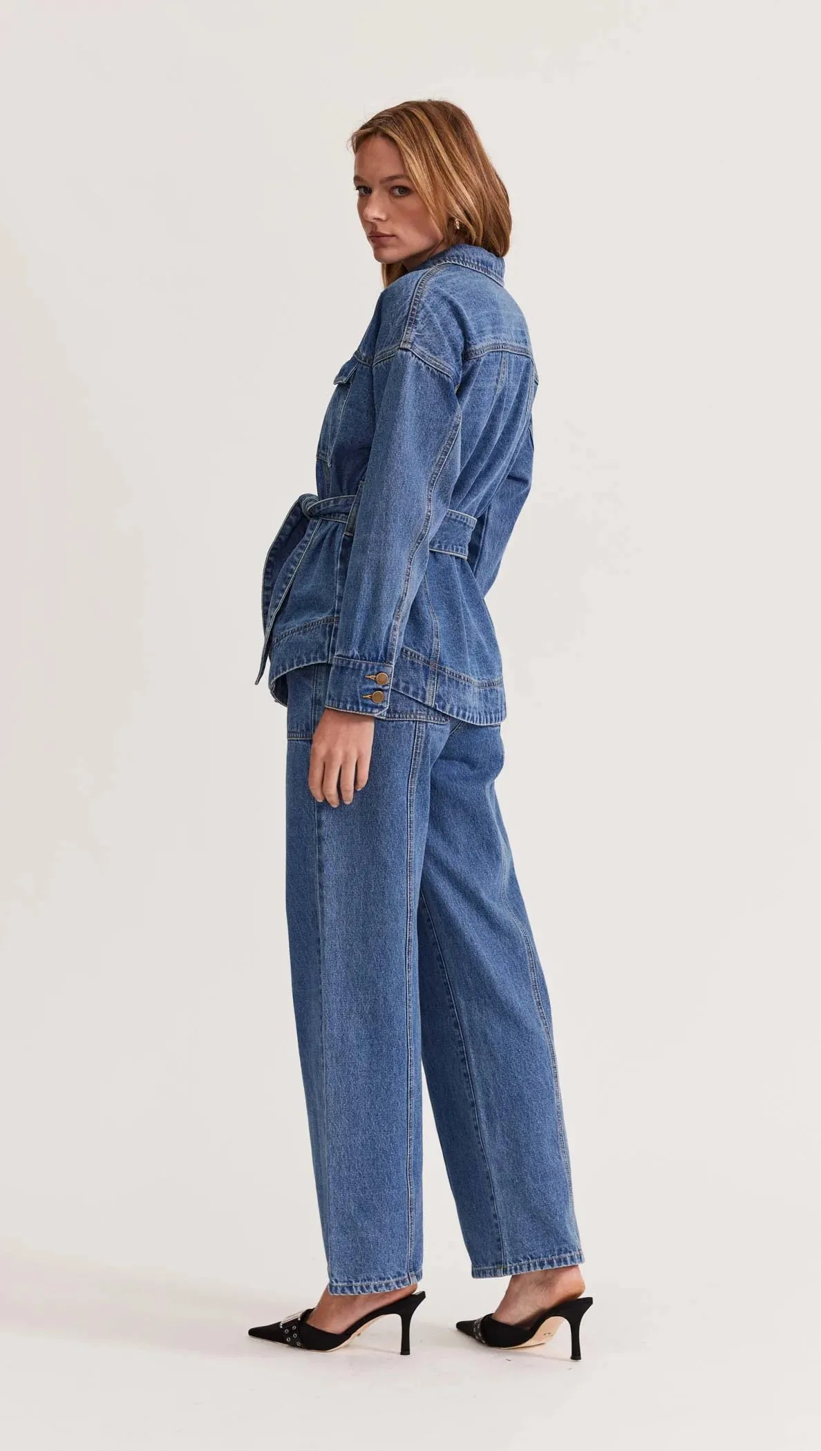 The Alita Denim Shacket