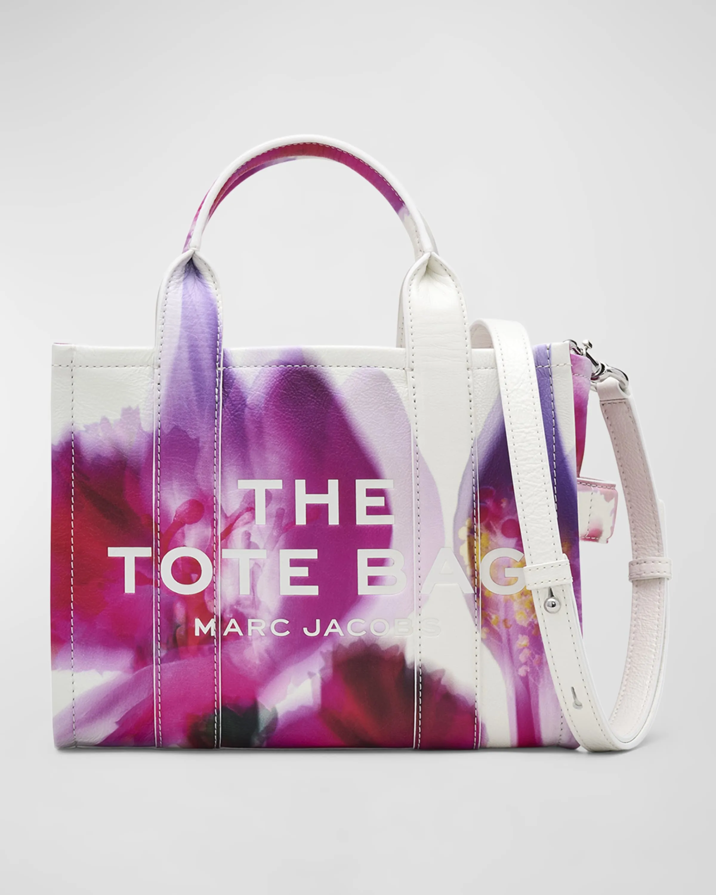 The Future Floral Leather Small Tote Bag