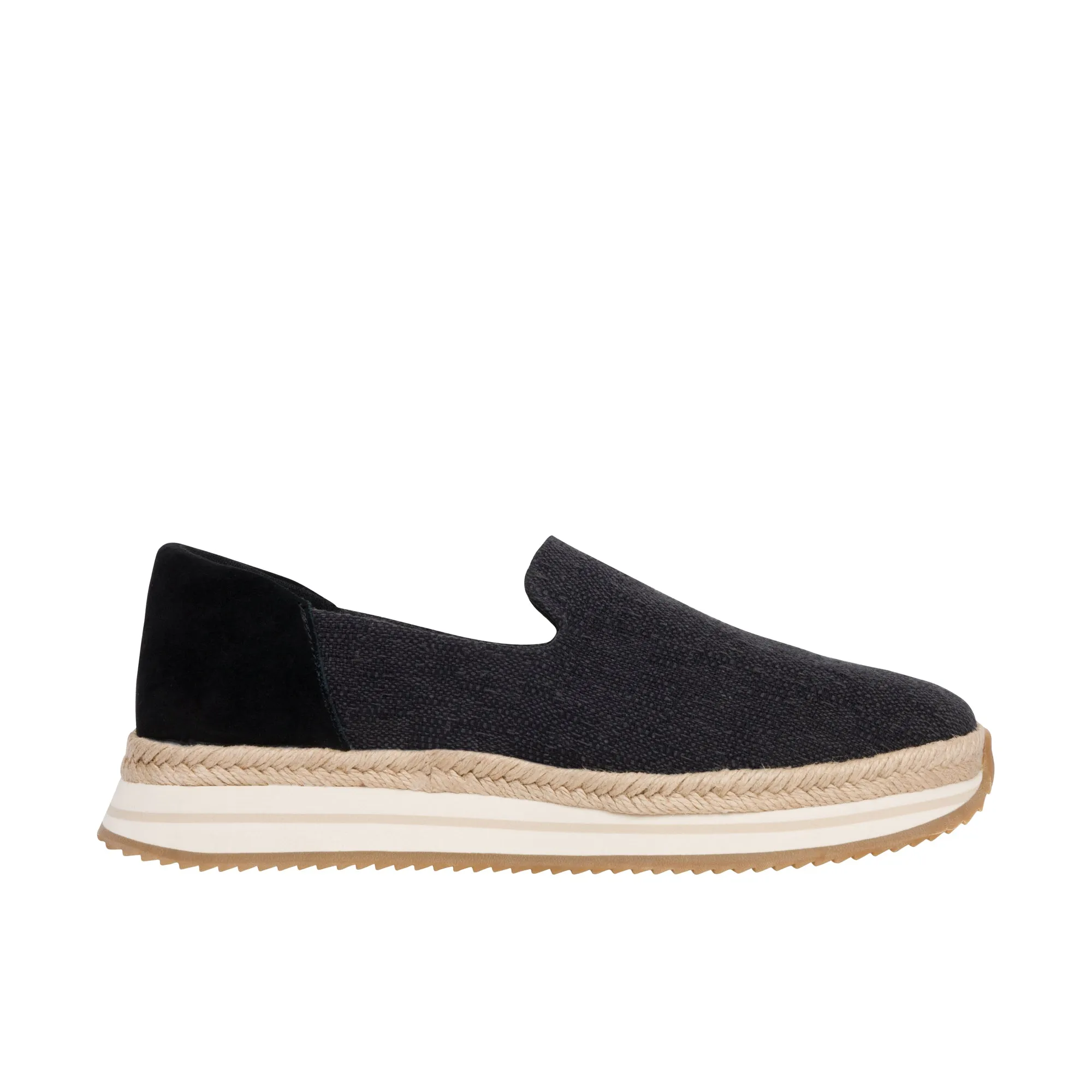 TOMS Womens Jocelyn Espadrille Sneaker Black