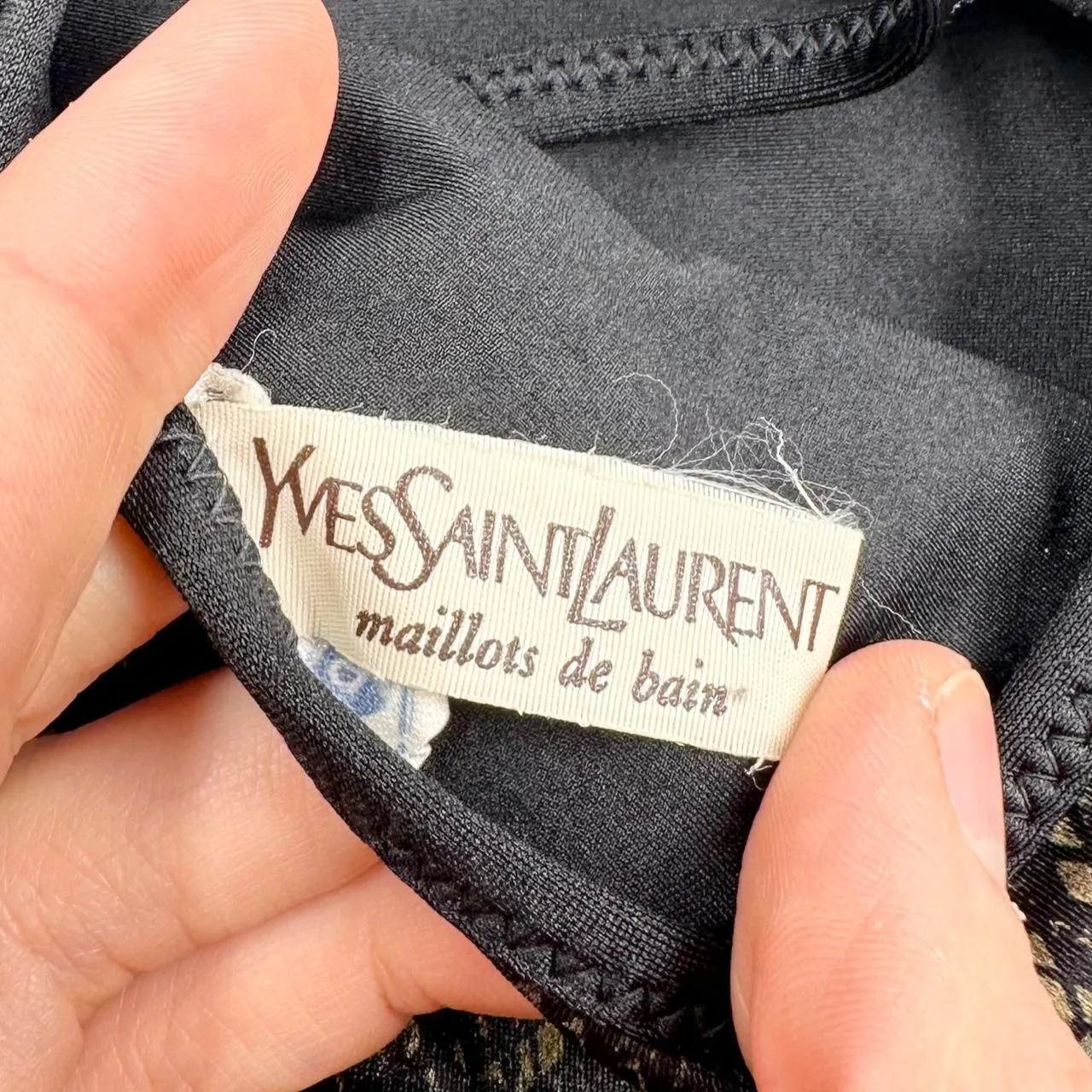 Vintage YSL Yves Saint Laurent Bathing Suit Woman’s Size M