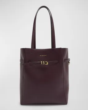 Voyou Small North-South Tote Bag in Leather