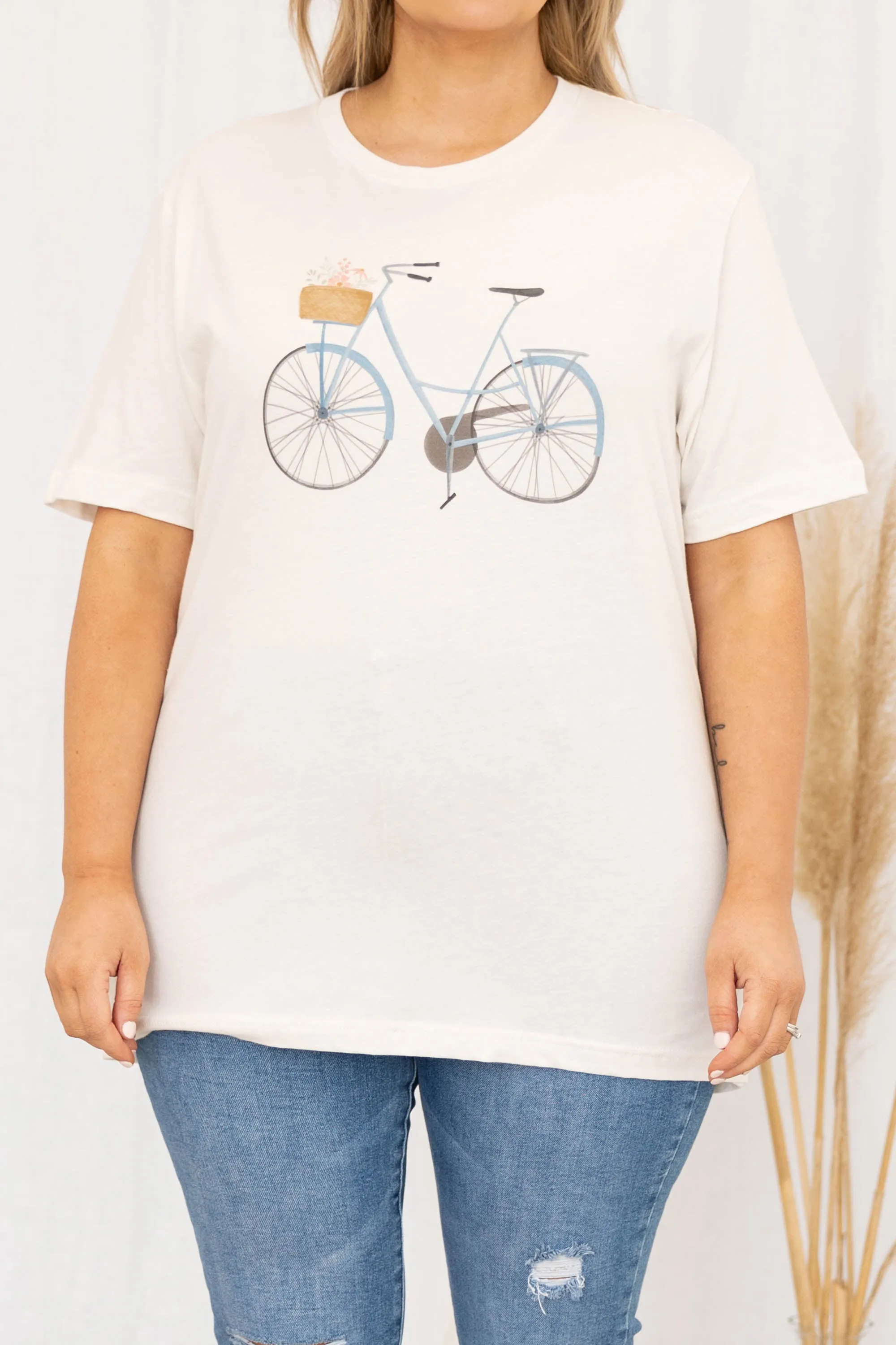 Wander With Me Tee, Vintage White