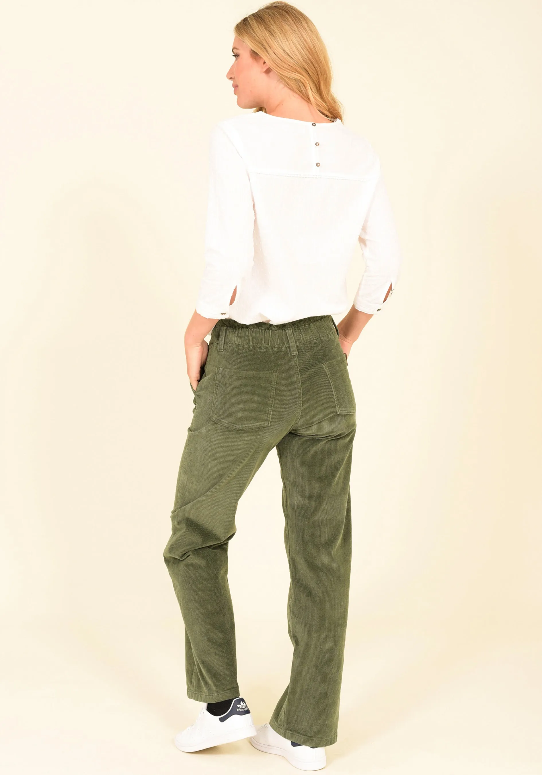 Wide Leg Cordoroy Trouser