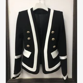 Women Blazer, Designer Blazer With Metal Button