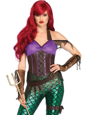 Women's 3 pc. Rebel Mermaid Costume