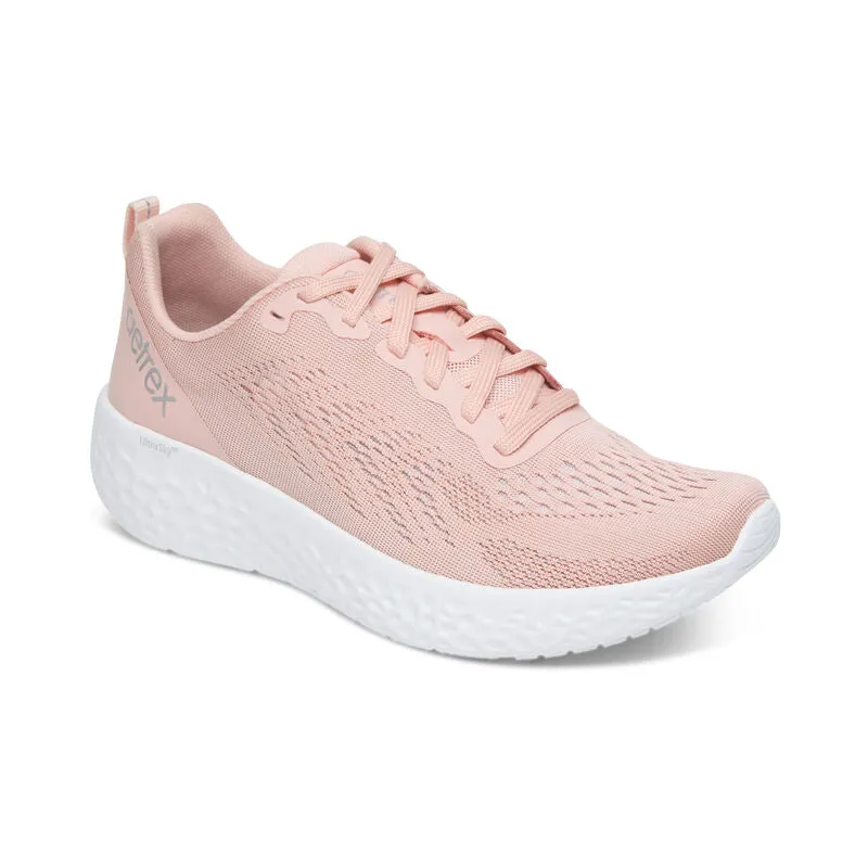 WOMEN'S AETREX DANIKA ARCH SUPPORT SNEAKER | PINK