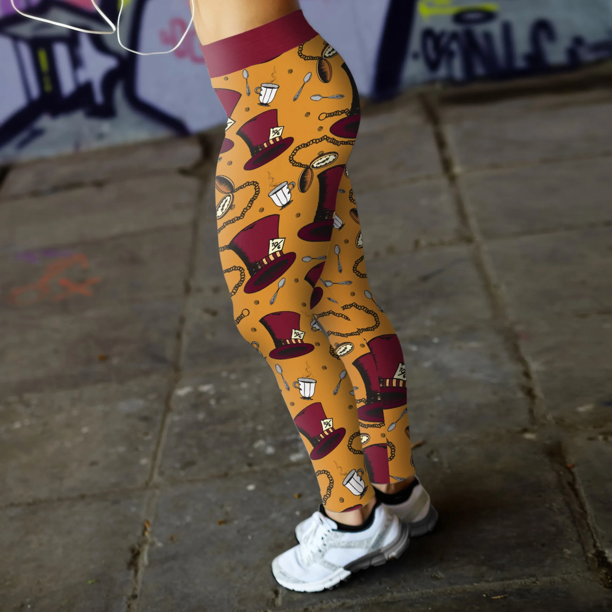 Wonderland Leggings Are You Mad?