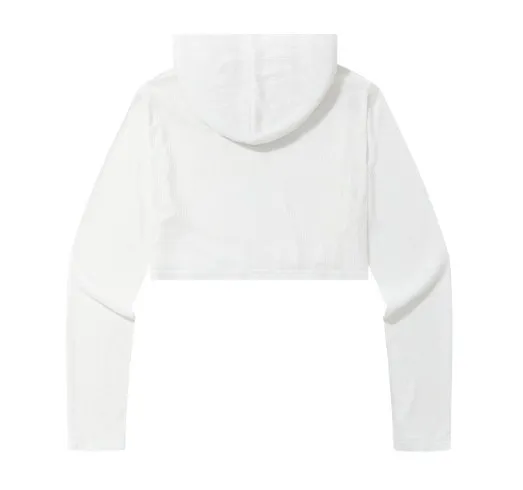 WOOALONG  |Blended Fabrics Street Style Long Sleeves Plain Logo